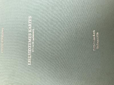 Lielvidzemes kartes (17. un 18.gadsimts)