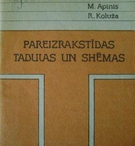 Pareizrakstības tabulas un shēmas