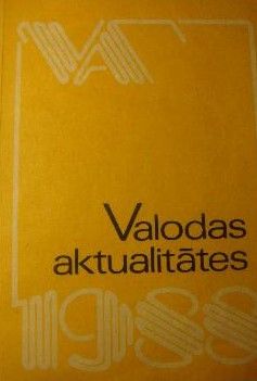 Valodas Aktualitātes 1988