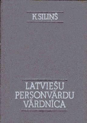 Latviešu personvārdu vārdnīca