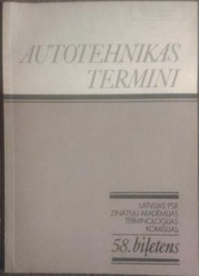 Autotehnikas termini
