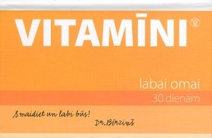 Vitamīni labai omai