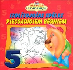 Izglītojošas spēles piecgadīgiem bērniem