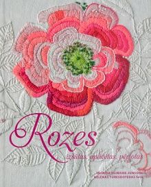 Rozes - izšūtas, aplicētas, pērļotas
