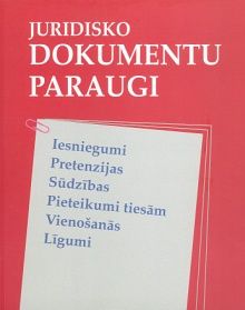 Juridisko dokumentu paraugi