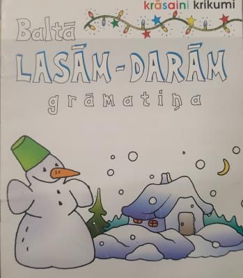 Baltā lasām-darām grāmatiņa