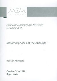 Metamorphoses of the absolute