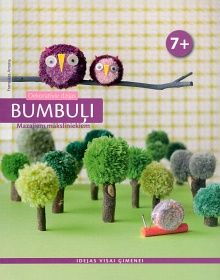 Dekoratīvie dzijas bumbuļi mazajiem māksliniekiem