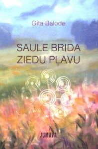 Saule brida ziedu pļavu
