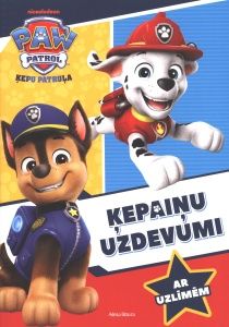 Ķepu patruļa. Ķepaiņu uzdevumi ar uzlīmēm