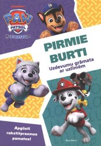 Ķepu patruļa. Pirmie burti. Uzdevumu grāmata ar uzlīmēm