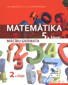 Matemātika 5. klasei 2 .daļa. Mācību grāmata