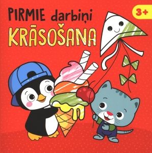 Pirmie darbiņi. Krāsošana 3+ (sarkana)