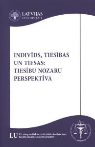 Indivīds, tiesības un tiesas: tiesību nozaru perspektīva