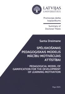 Spēliskošanas pedagoģiskais modelis mācību motivācijas attīstībai