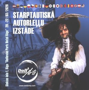 Doll'Arte. Starptautiskā autorleļļu izstāde, 20.-22.03.2026.