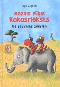 Mazais pūķis Kokosrieksts pie savvaļas zvēriem