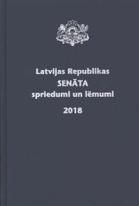 Latvijas Republikas Senāta spriedumi un lēmumi