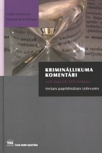 Krimināllikuma komentāri - otrā daļa (IX-XVII nodaļa)