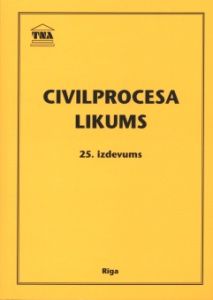 Civilprocesa likums ar grozījumiem, kas izsludināti līdz 2022. gada 15. decembrim