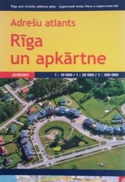Adrešu atlants Rīga un apkārtne