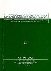 8th international JTEFS/BBCC conference "Sustainable Development. Culture. Education"