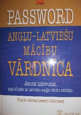 Password. Angļu - latviešu mācību vārdnīca