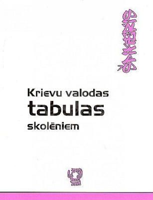 Krievu valodas tabulas skolēniem
