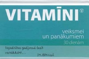 Vitamīni. Veiksmei un panākumiem