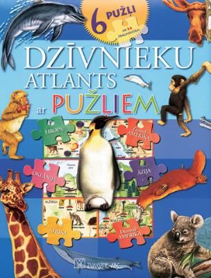 Dzīvnieku atlants ar pužļiem