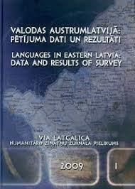 Valodas Austrumlatvijā: pētījuma dati un rezultāti
