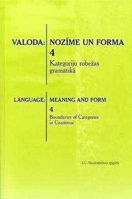 Valoda: nozīme un forma