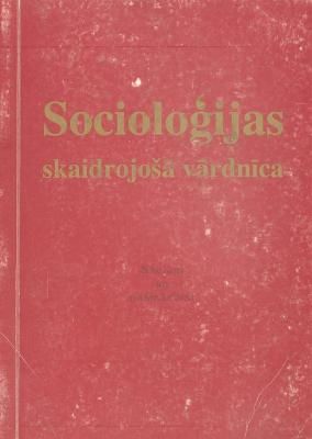 Socioloģijas skaidrojošā vārdnīca