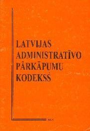 Latvijas administratīvo pārkāpumu kodekss