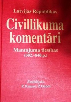 Latvijas Republikas Civillikuma komentāri