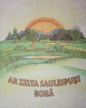 Ar zelta saulespuķi rokā