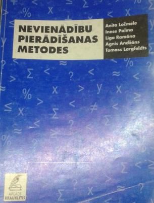 Nevienādību pierādīšanas metodes