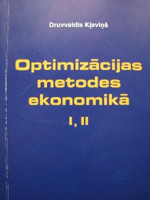 Optimizācijas metodes ekonomikā