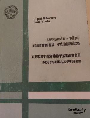 Latviešu-vācu juridiskā vārdnīca