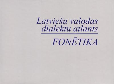 Latviešu valodas dialektu atlants