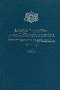 Latvijas Republikas Augstākās tiesas Senāta Krimināllietu departamenta lēmumi