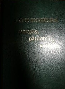 Jānis Endzelīns atmiņās, pārdomās, vēstulēs