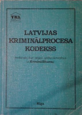 Latvijas kriminālprocesa kodekss