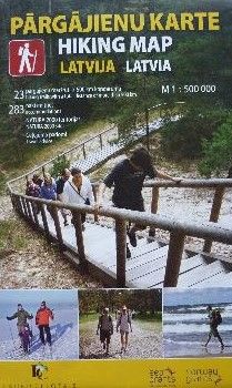 Pārgājienu karte, Latvija
