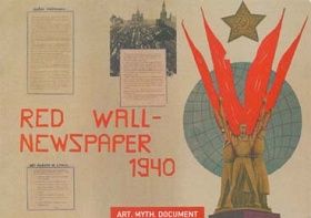 Red wall-newspaper 1940