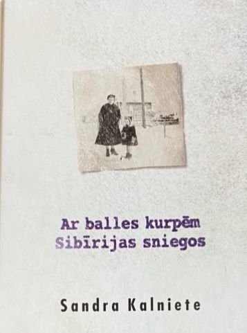 Ar balles kurpēm Sibīrijas sniegos