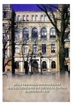 Rīgas Tehniskās universitātes materiālzinātnes un lietišķas ķīmijas fakultātei- 150