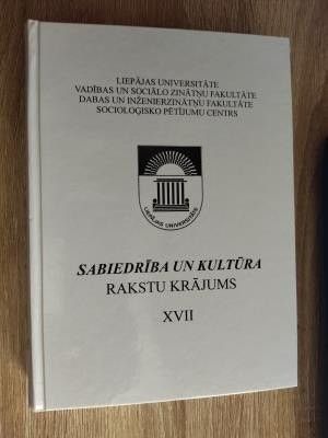 Sabiedrība un kultūra. Rakstu krājums XVII