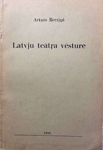 Latvju teātra vēsture