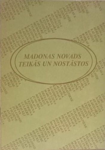 Madonas novads teikās un stāstos